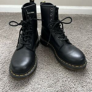 Dr. Martens 1460 Black Leather Lace-Up Boots
